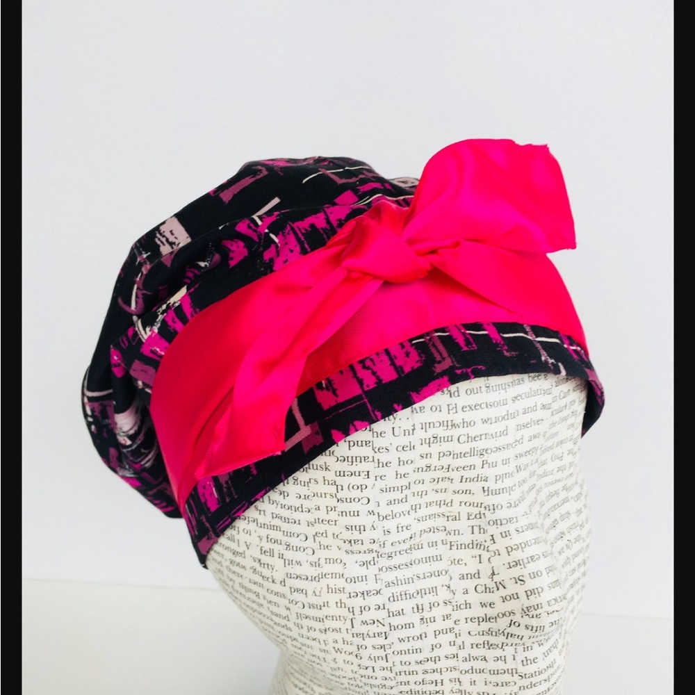👩🏼‍⚕️KimKaps Euro Style Ribbon Scrub Caps - Lot of 5